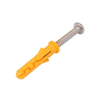 Rawl Tapones Tubo de expansión de plástico Tapones de pared Anclajes de pared para paneles de yeso con tornillos de cabeza plana Phillips