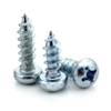 DIN 7981 ISO 7049 Tornillo autorroscante de cabeza plana con destornillador Phillips cruzado de acero al carbono galvanizado de rosca completa