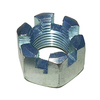 Tuercas ranuradas hexagonales galvanizadas DIN935 Tuercas almenadas