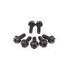 Perno de brida de cabeza hexagonal combinado (Phillips/ranurado) Acero con bajo contenido de carbono Chapado en zinc