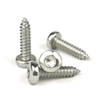 Tornillos autorroscantes de acero inoxidable 304 18-8 con cabeza plana de rosca completa