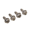 Tornillos autorroscantes para chapa con cabeza hexagonal con arandela ranurada de acero galvanizado