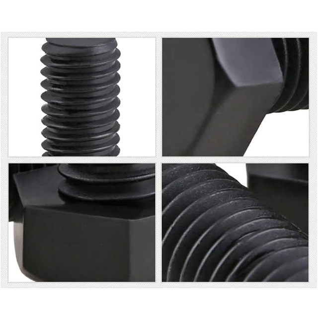 Pernos hexagonales Pernos de cabeza hexagonal UNC de rosca gruesa de rosca completa con acabado de óxido negro de acero de aleación de grado 12,9