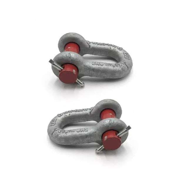 Grillete de cadena tipo D de acero al carbono G215 Grillete en forma de Dee
