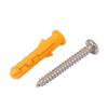 Rawl Tapones Tubo de expansión de plástico Tapones de pared Anclajes de pared para paneles de yeso con tornillos de cabeza plana Phillips