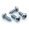 DIN 7981 ISO 7049 Tornillo autorroscante de cabeza plana con destornillador Phillips cruzado de acero al carbono galvanizado de rosca completa