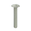 Tornillos de máquina con cabeza de armadura ranurada de acero inoxidable 18/8