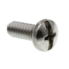 Tornillos de máquina con accionamiento combinado Phillips/ranurado de cabeza plana de acero inoxidable
