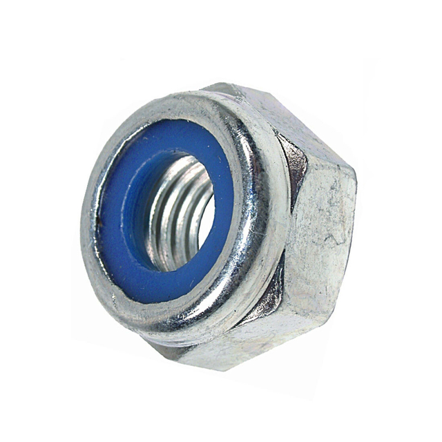 DIN982 ACERO INOXIDABLE 304 316 TUERCA DE SEGURIDAD DE INSERTO DE NYLON HEXAGONAL