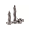 Tornillos autorroscantes de acero inoxidable 304 18-8 con cabeza plana de rosca completa