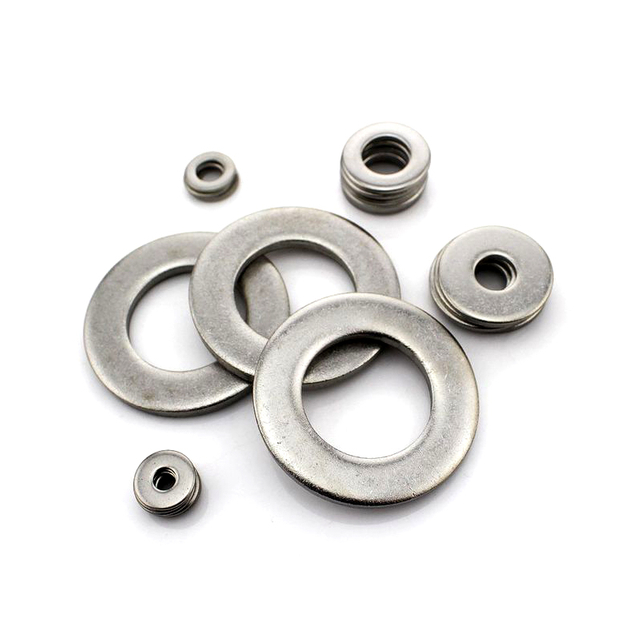 Arandelas Planas de Acero Inoxidable Acero Inoxidable 304 18-8 DIN125