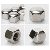 Tuercas ciegas hexagonales DIN 917 con rosca de paso fino Acero inoxidable A2