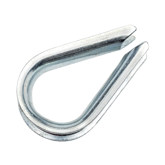 El dedal galvanizado de acero resistente de la cuerda de alambre plateó el cinc Din6899