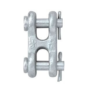 G-70 5/16 ' H Tipo eslabones de doble horquilla forjados TWIN CLEVIS LINK GRADO 70 Zinc plateado para cadena