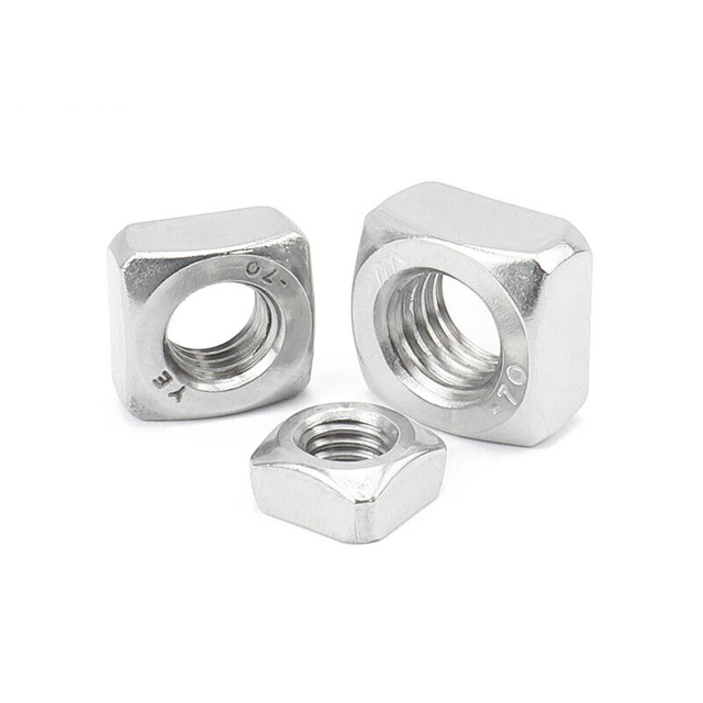 China Tuerca cuadrada galvanizada con rosca métrica Din557 galvanizada