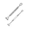 Tensor de ojo y mandíbula galvanizado forjado DIN1480