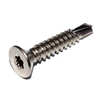 Acero inoxidable Ss304 del tornillo de la perforación del uno mismo de la cabeza avellanada plana Torx Star Drive