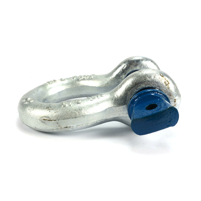Grilletes de arco de anclaje de elevación con pasador de tornillo de acero forjado galvanizado de alta resistencia G-209 para aparejos