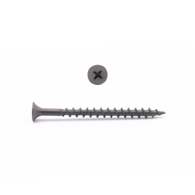 Tornillo de yeso para paneles de yeso, rosca gruesa, tornillo gris para paneles de yeso