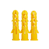 Rawl Tapones Tubo de expansión de plástico Tapones de pared Anclajes de pared para paneles de yeso con tornillos de cabeza plana Phillips