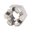 Tuercas almenadas ranuradas hexagonales DIN 935 Acero inoxidable A2