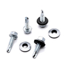 Cabeza de arandela hexagonal galvanizada Tornillos metálicos Sds Tek Tornillo autoperforante DIN7504 Tornillo para techos con arandela EPDM