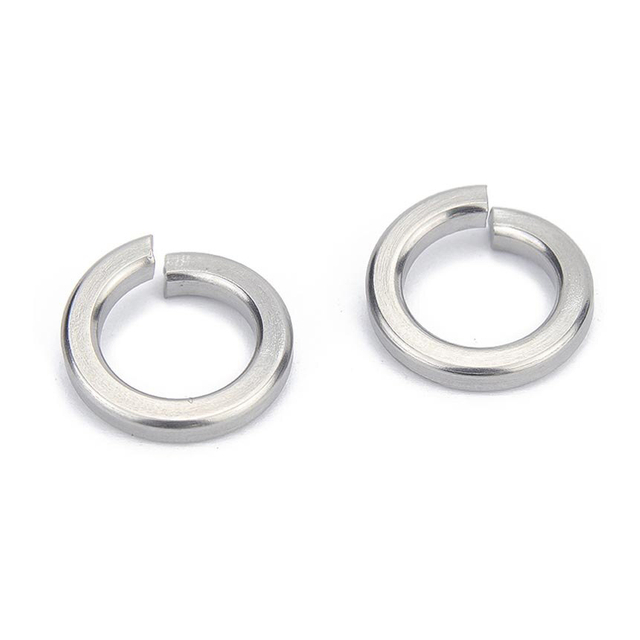 Las lavadoras de cerradura partidas métricas de acero de la primavera del grado 8 platearon con cinc Din127