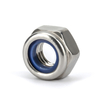 DIN982 ACERO INOXIDABLE 304 316 TUERCA DE SEGURIDAD DE INSERTO DE NYLON HEXAGONAL