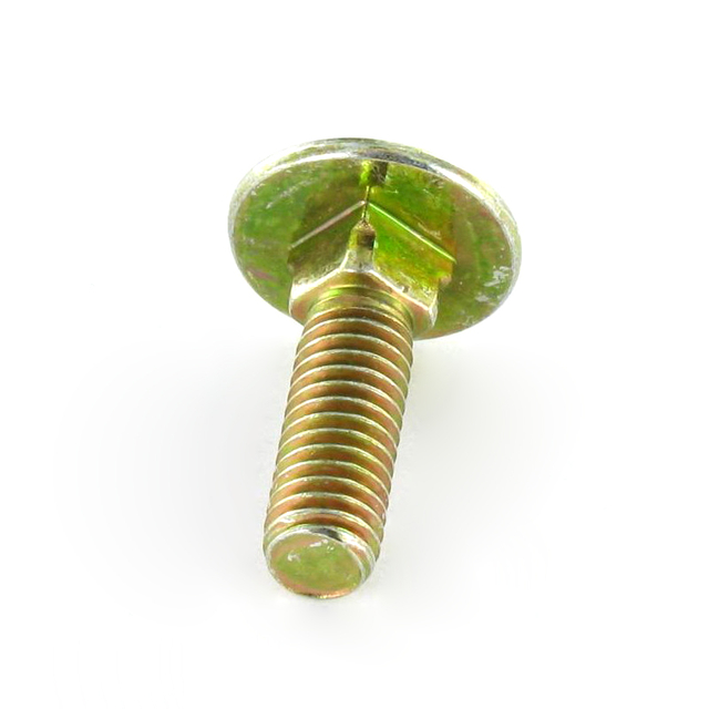 Cinc amarillo completamente roscado del acero de aleación del perno de carro del grado 8 plateado