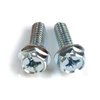 Perno de brida de cabeza hexagonal combinado (Phillips/ranurado) Acero con bajo contenido de carbono Chapado en zinc