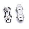Abrazaderas de cable con clip de cuerda de alambre dúplex de acero inoxidable 304 para cables de alambre