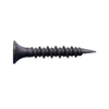 Tornillo Phillips para paneles de yeso con cabeza de corneta, rosca alta y baja, fosfatado negro