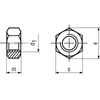 Tuercas de cabeza hexagonal resistentes al por mayor de China Tuercas hexagonales de acero inoxidable DIN 934