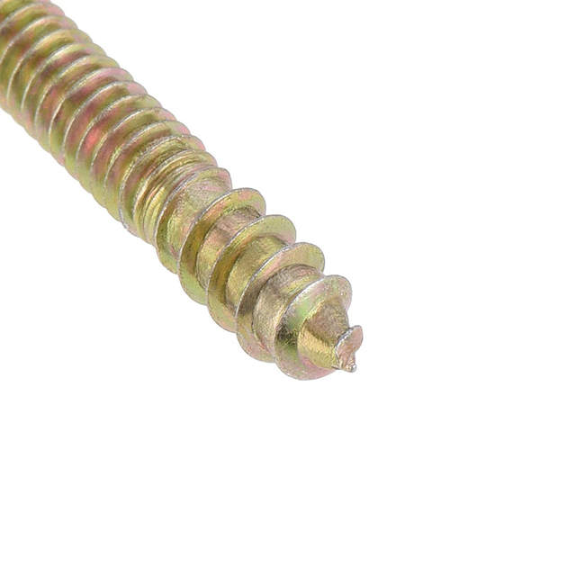 Tornillo autorroscante de barra de rosca de doble extremo, pasador de madera para muebles de madera