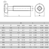 Tornillo de máquina con casquillo Torx con cabeza de botón de acero inoxidable 304 STAR DRIVE