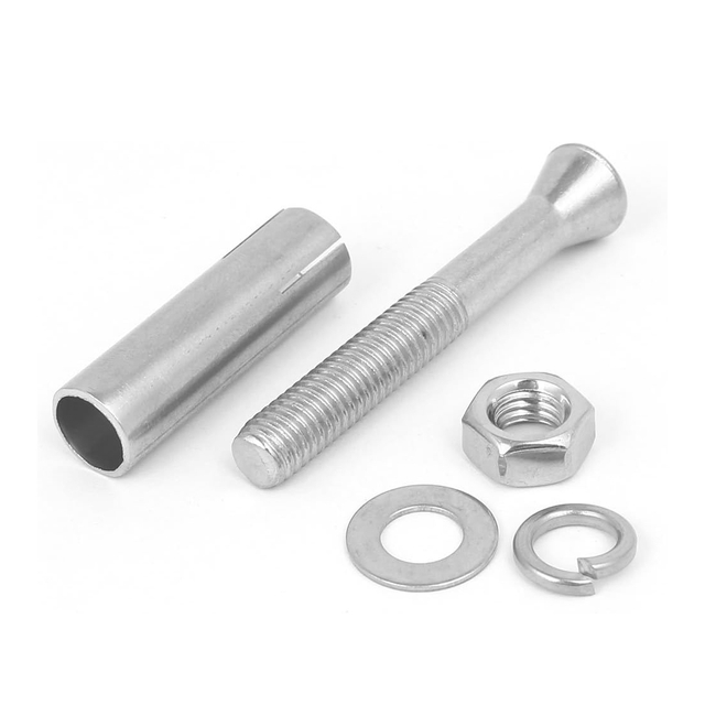 Tuerca hexagonal Anclajes de manga Tornillos de expansión Pernos