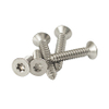 Acero inoxidable 304 Torx principal plano de los tornillos autorroscantes roscados completamente