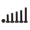 Pernos hexagonales Pernos de cabeza hexagonal UNC de rosca gruesa de rosca completa con acabado de óxido negro de acero de aleación de grado 12,9