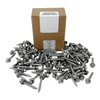 Tornillos para techos de punta afilada, tornillos autorroscantes de cabeza hexagonal con arandela de goma EDPM para metal a madera