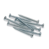 Tornillos avellanados ahuecados cruzados del aglomerado del tablero de fibra Tornillo de madera autorroscante principal plano revestido del cinc