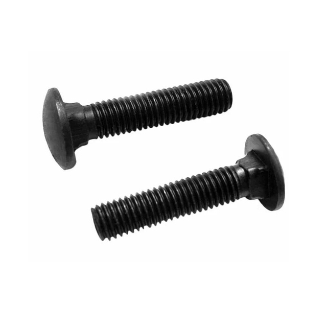 Óxido negro medio del acero de carbono del perno de carro del grado 5 del hilo grueso