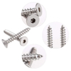 Tornillos autorroscantes de cabeza plana avellanada de acero inoxidable