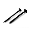 Tornillo Phillips para paneles de yeso con cabeza de corneta, rosca alta y baja, fosfatado negro