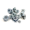 Tuercas hexagonales serradas de acero endurecido con caja galvanizada DIN6923