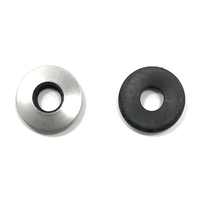 Arandelas de goma de sellado consolidadas de neopreno EPDM de acero inoxidable de grado marino