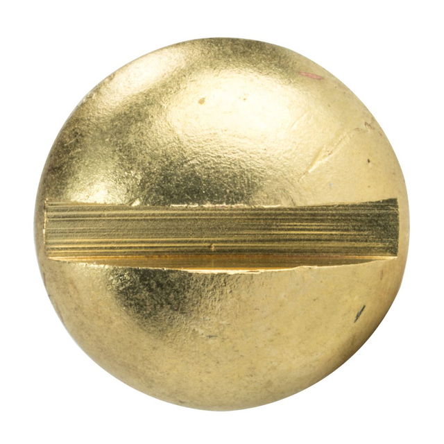 Tornillos para madera de cabeza redonda ranurados con tornillo autorroscante de aleación de latón DIN 96