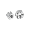 Tuercas almenadas ranuradas hexagonales DIN 935 Acero inoxidable A2