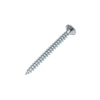 Tornillos avellanados ahuecados cruzados del aglomerado del tablero de fibra Tornillo de madera autorroscante principal plano revestido del cinc
