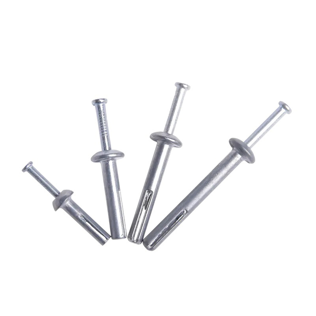 Anclajes tipo martillo de aleación de zinc con clavo de acero