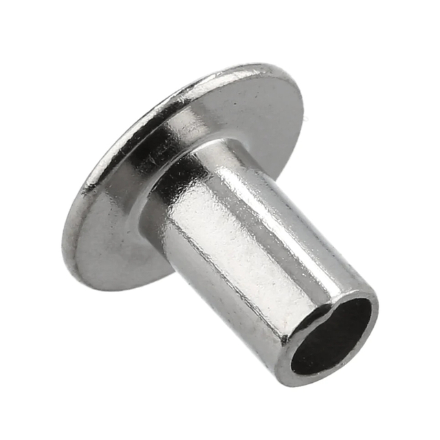 Remache semitubular con cabeza de armadura de acero inoxidable Din7340